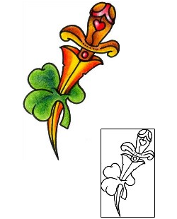 Irish Tattoo Specific Body Parts tattoo | AAF-02243