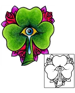 Rose Tattoo Clover of Sorrow Tattoo