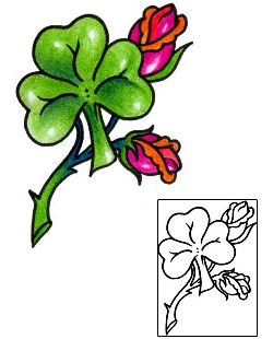 Clover Tattoo Plant Life tattoo | AAF-02249
