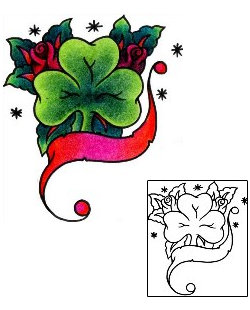 Clover Tattoo Plant Life tattoo | AAF-02250