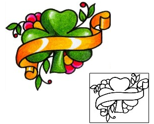 Clover Tattoo Plant Life tattoo | AAF-02254