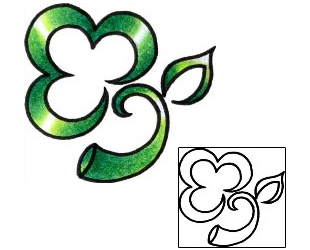 Clover Tattoo Specific Body Parts tattoo | AAF-02302