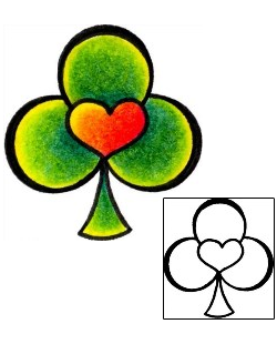 Clover Tattoo Specific Body Parts tattoo | AAF-02309