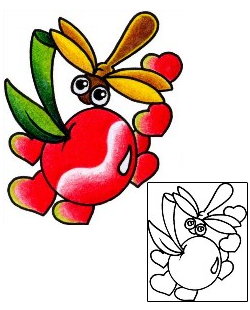 Cherry Tattoo Insects tattoo | AAF-02353