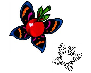 Cherry Tattoo Insects tattoo | AAF-02420
