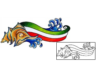 Seashell Tattoo Ethnic tattoo | AAF-02458