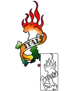 Fire – Flames Tattoo Miscellaneous tattoo | AAF-02466