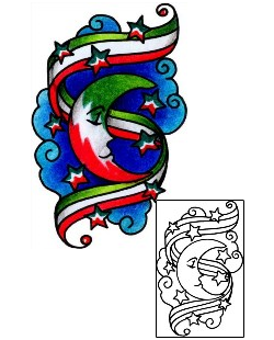 Italian Tattoo Astronomy tattoo | AAF-02493