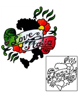 Picture of I love Italia Tattoo