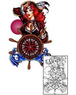 Pirate Tattoo Miscellaneous tattoo | AAF-02573