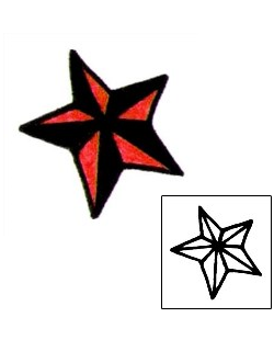 Nautical Star Tattoo Astronomy tattoo | AAF-02589
