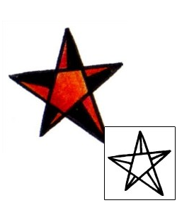 Nautical Star Tattoo Astronomy tattoo | AAF-02597