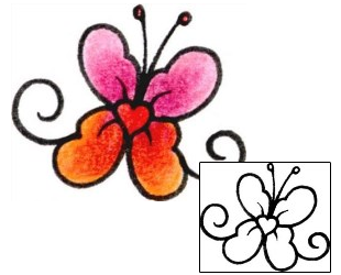 Butterfly Tattoo For Women tattoo | AAF-02652