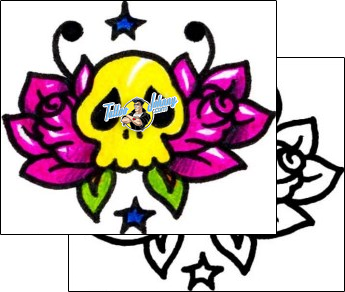 Flower Tattoo plant-life-flowers-tattoos-andrea-ale-aaf-02693