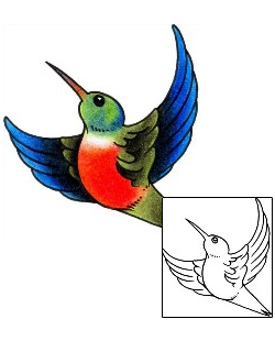 Hummingbird Tattoo For Women tattoo | AAF-02705