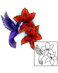 Hummingbird Tattoo Plant Life tattoo | AAF-02737