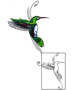 Hummingbird Tattoo Animal tattoo | AAF-02748