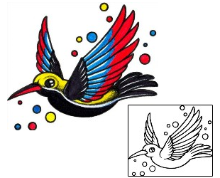 Hummingbird Tattoo For Women tattoo | AAF-02758
