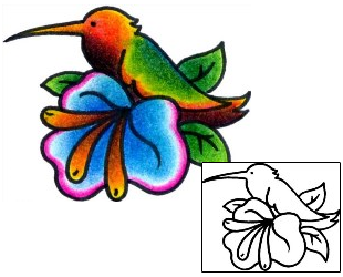 Hummingbird Tattoo For Women tattoo | AAF-02769