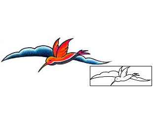 Hummingbird Tattoo For Women tattoo | AAF-02782