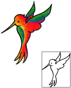 Hummingbird Tattoo For Women tattoo | AAF-02784