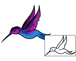 Hummingbird Tattoo For Women tattoo | AAF-02787