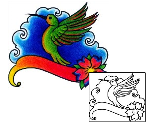 Hummingbird Tattoo For Women tattoo | AAF-02817