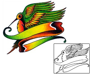 Hummingbird Tattoo For Women tattoo | AAF-02820