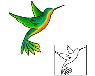 Hummingbird Tattoo Animal tattoo | AAF-02832