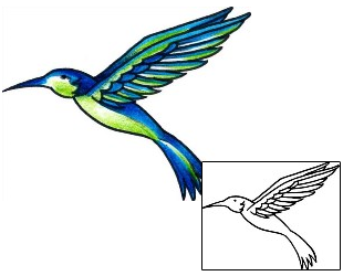 Hummingbird Tattoo For Women tattoo | AAF-02840
