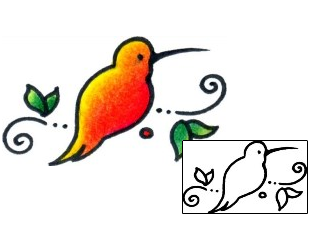 Hummingbird Tattoo Animal tattoo | AAF-02847