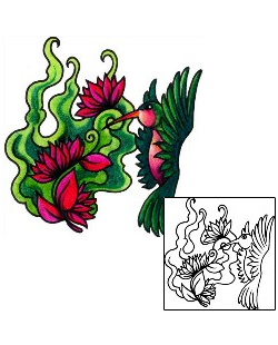 Hummingbird Tattoo For Women tattoo | AAF-02854