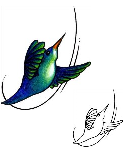 Hummingbird Tattoo For Women tattoo | AAF-02860