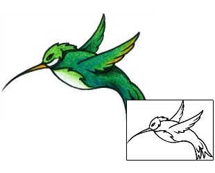 Hummingbird Tattoo For Women tattoo | AAF-02864