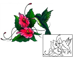 Hummingbird Tattoo For Women tattoo | AAF-02869