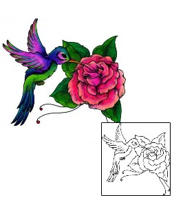 Hummingbird Tattoo Plant Life tattoo | AAF-02872