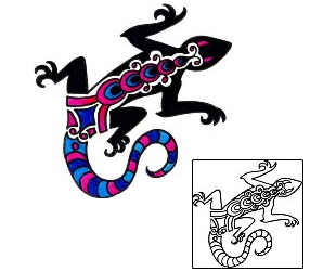 Lizard Tattoo Tattoo Styles tattoo | AAF-02889