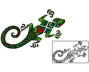 Lizard Tattoo Reptiles & Amphibians tattoo | AAF-02895