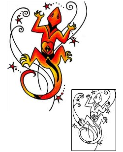 Lizard Tattoo Astronomy tattoo | AAF-02900