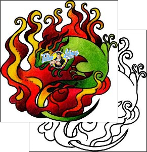 Fire – Flames Tattoo miscellaneous-fire-tattoos-andrea-ale-aaf-02902