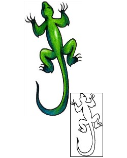 Lizard Tattoo Reptiles & Amphibians tattoo | AAF-02923