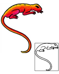 Lizard Tattoo Reptiles & Amphibians tattoo | AAF-02946