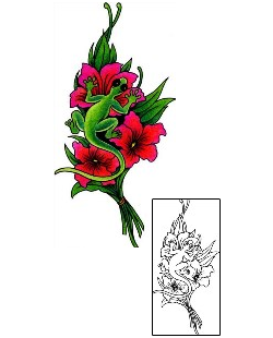 Reptiles & Amphibians Tattoo Plant Life tattoo | AAF-02947