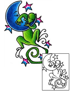 Gecko Tattoo Astronomy tattoo | AAF-02958