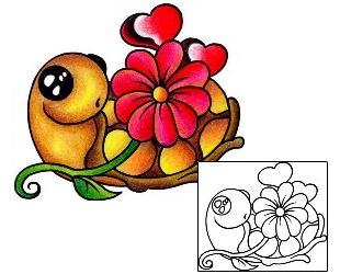 Turtle Tattoo Plant Life tattoo | AAF-03011