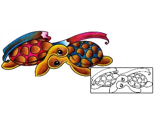 Turtle Tattoo Miscellaneous tattoo | AAF-03023