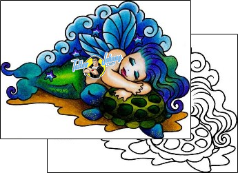 Sea Creature Tattoo fantasy-tattoos-andrea-ale-aaf-03049