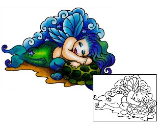 Mermaid Tattoo Mythology tattoo | AAF-03049