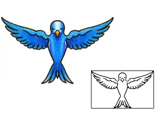 Bird Tattoo Religious & Spiritual tattoo | AAF-03080