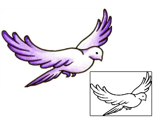 Bird Tattoo Religious & Spiritual tattoo | AAF-03114